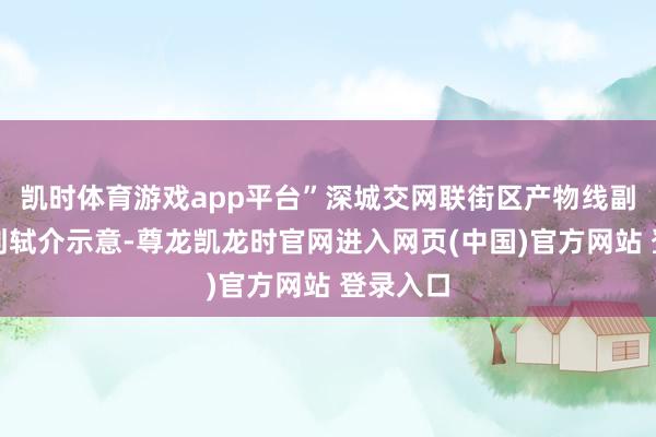凯时体育游戏app平台”深城交网联街区产物线副总司理刘轼介示意-尊龙凯龙时官网进入网页(中国)官方网站 登录入口